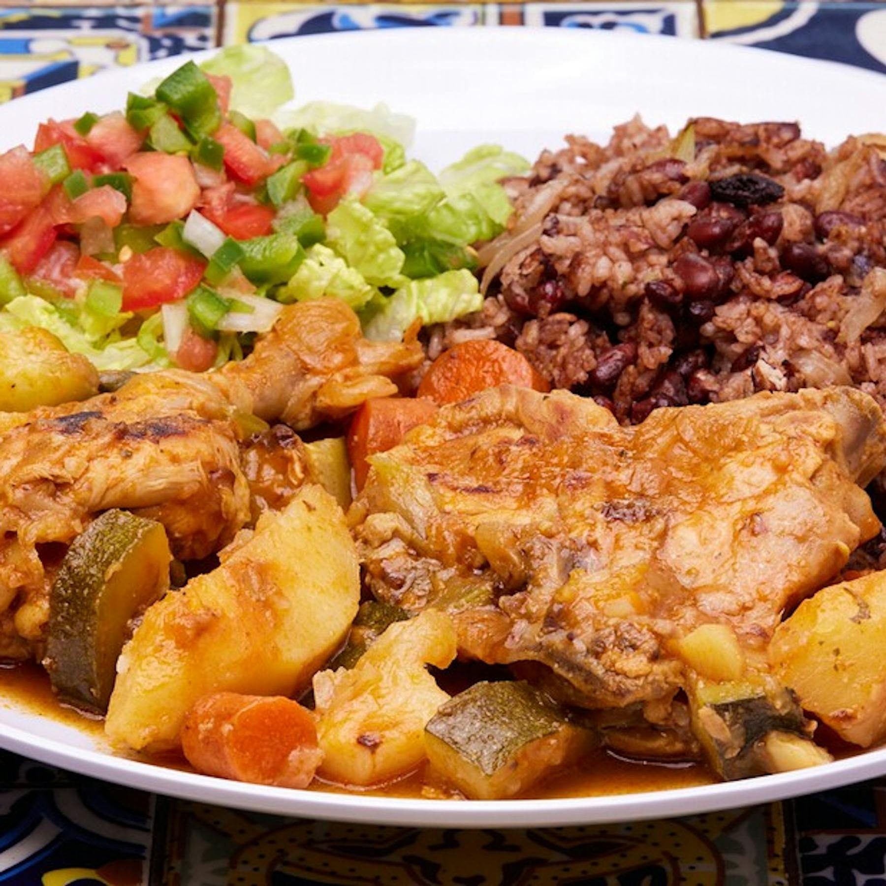 Stewed Chicken.