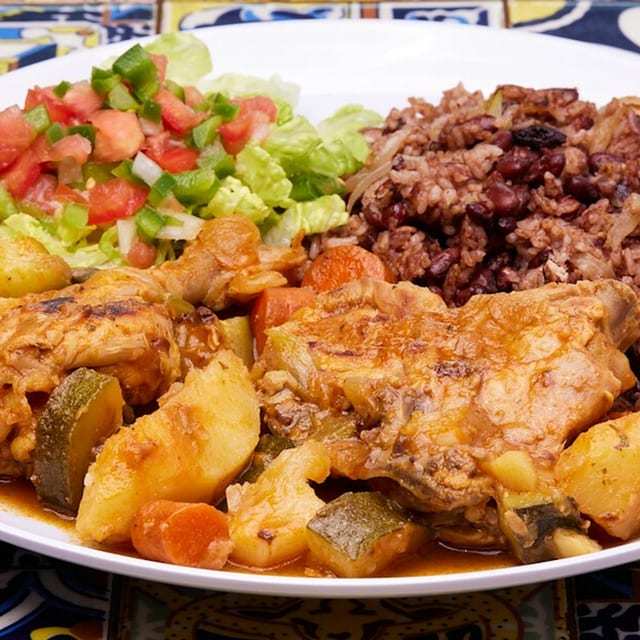 Stewed Chicken.