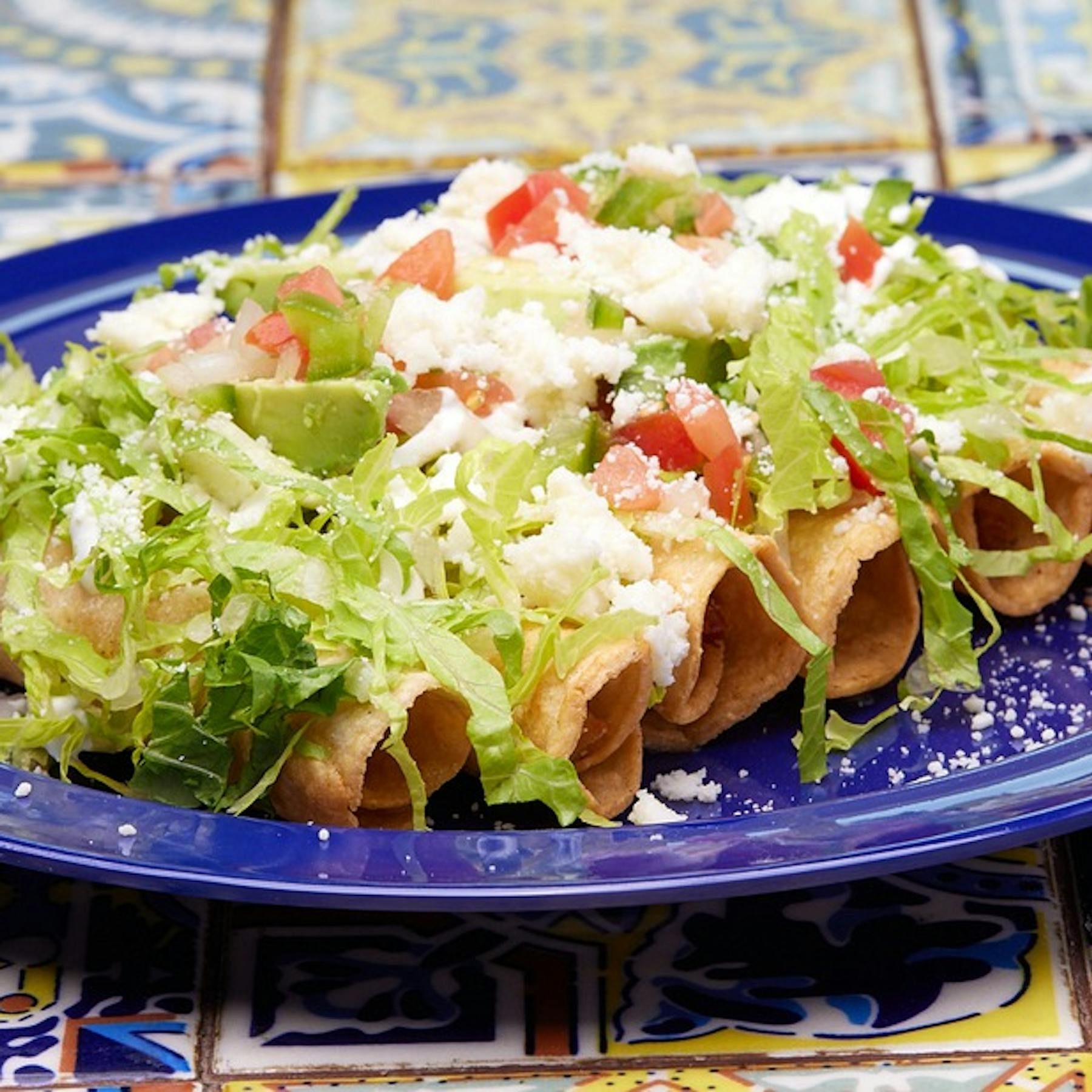 Chicken Flautas.