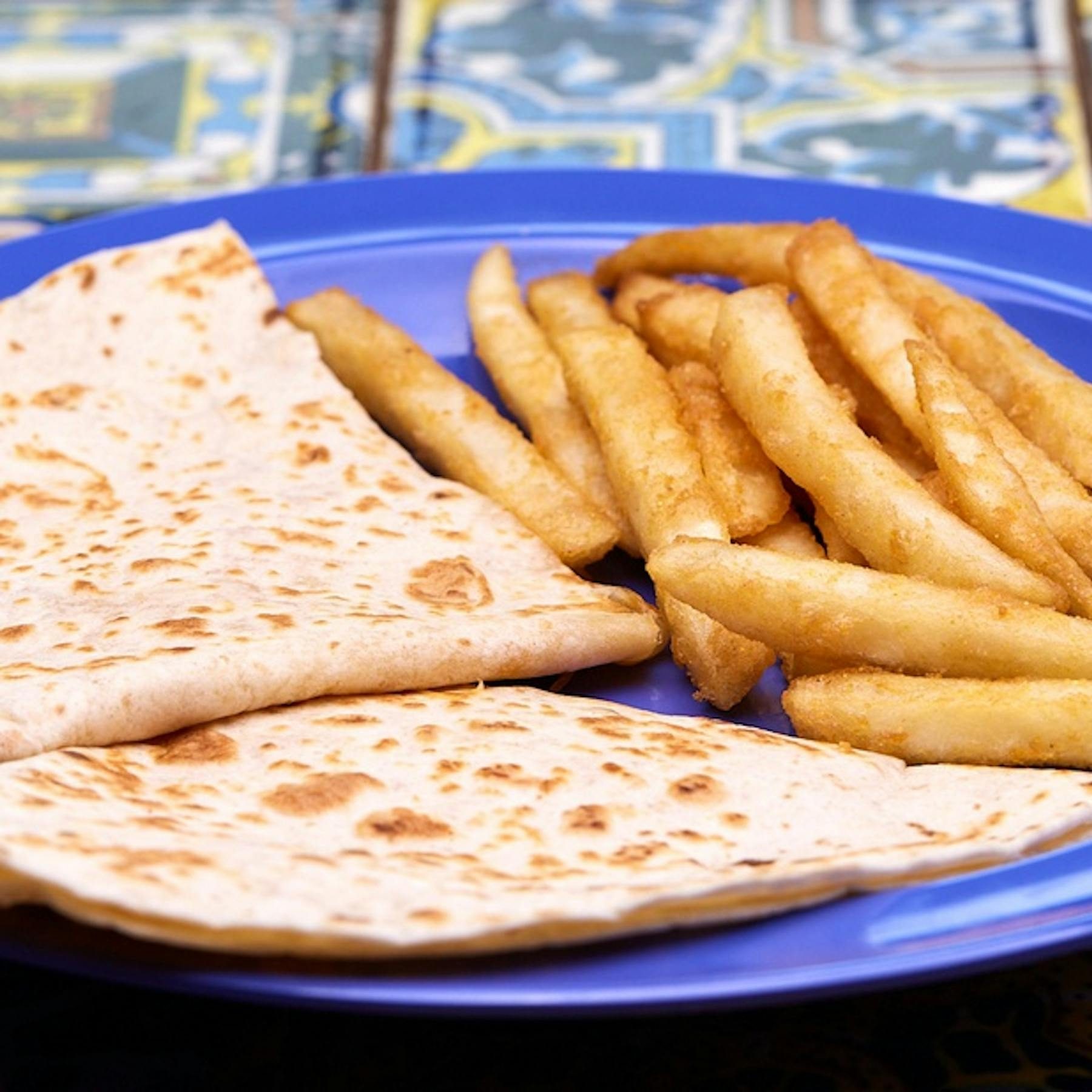 Kids Chicken Quesadilla.
