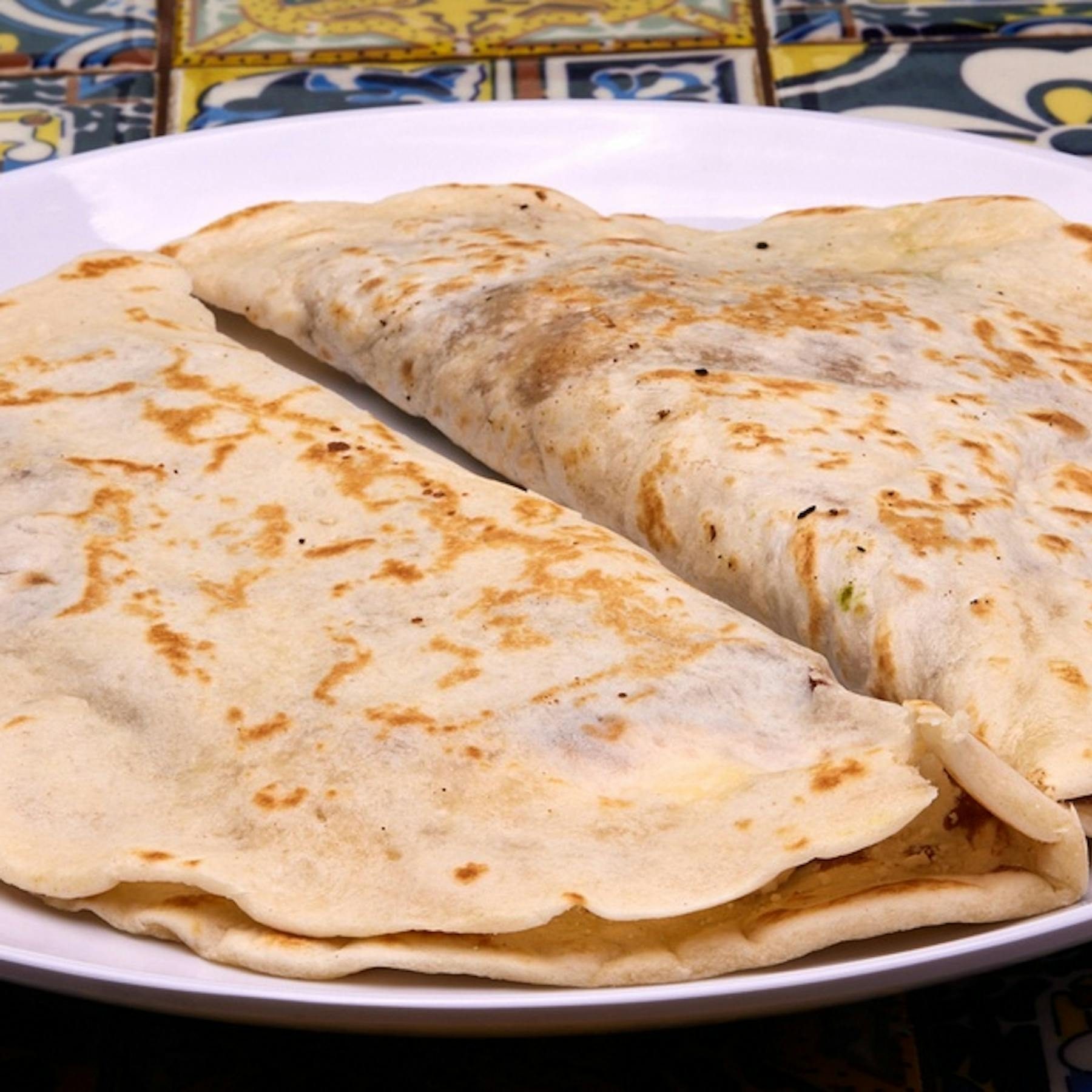 Special Baleada - Spicy Pork Sausage.